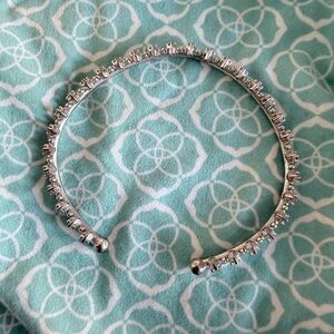 Kendra Scott Crystal Cuff - Silver - Includes KS Dust Bag